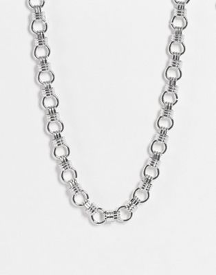 Topshop vintage link necklace in silver