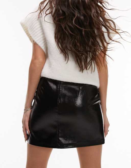 Vinyl clearance split skirt