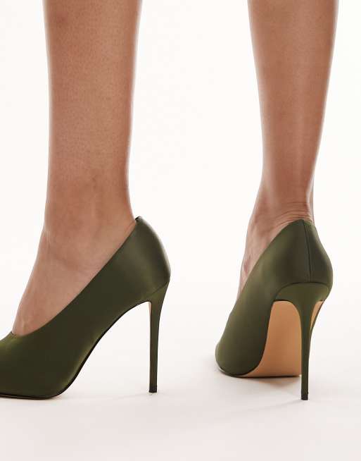 Khaki stilettos sale