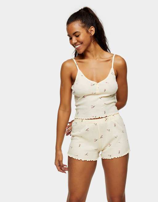 Floral Cami Top Shorts Pyjama Set – Box Boutique Collection