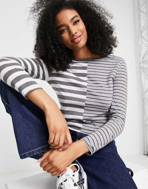 Striped t 2025 shirt topshop