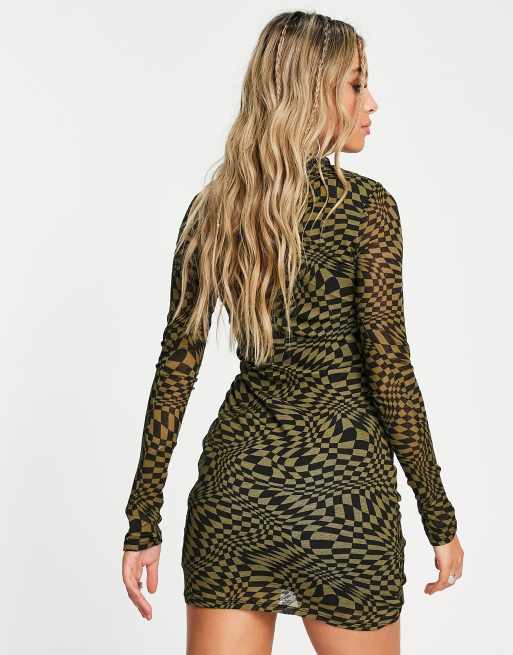 Leopard print hotsell bodycon dress topshop