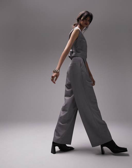 Topshop tapered shop trousers