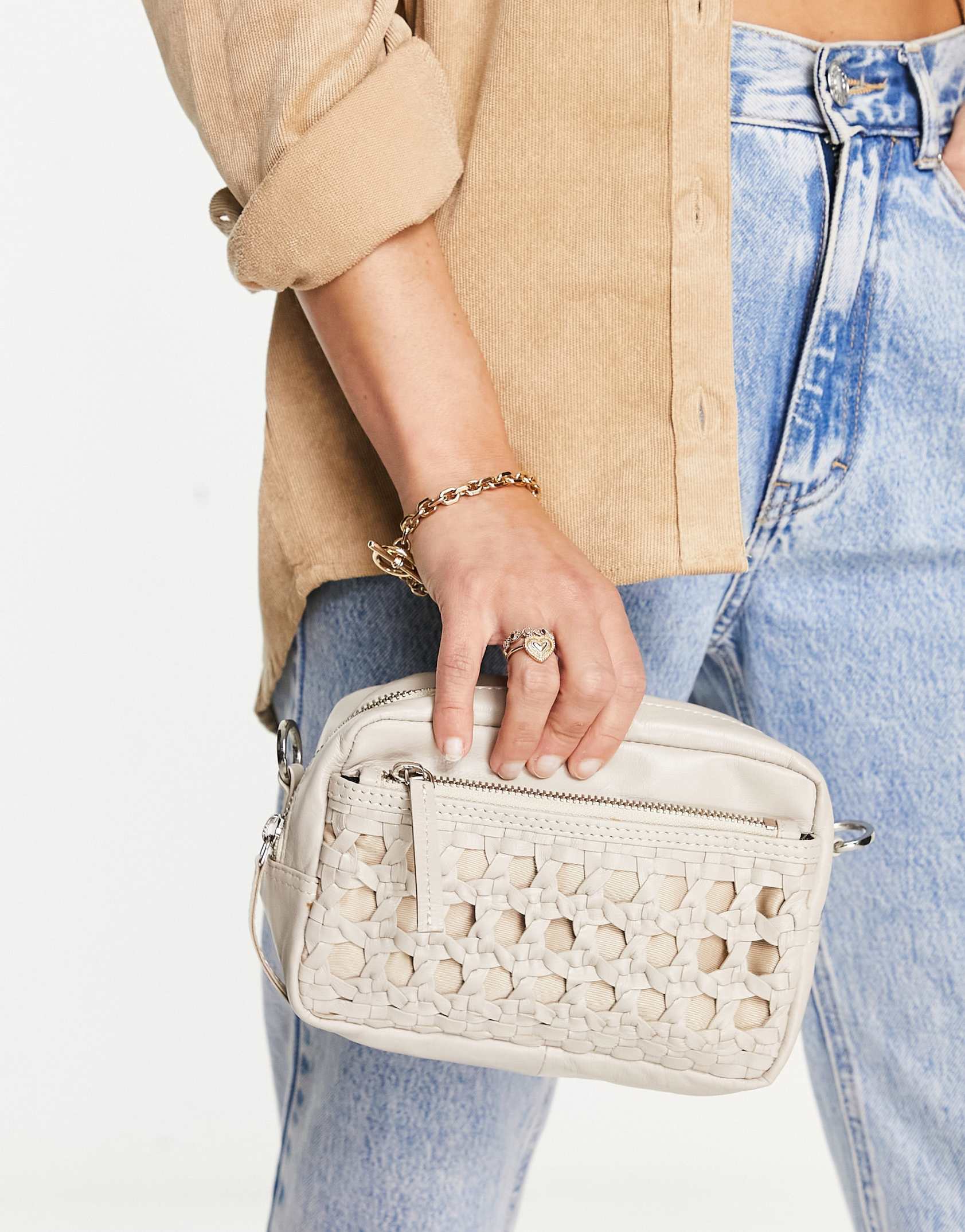 Topshop weave bag hotsell