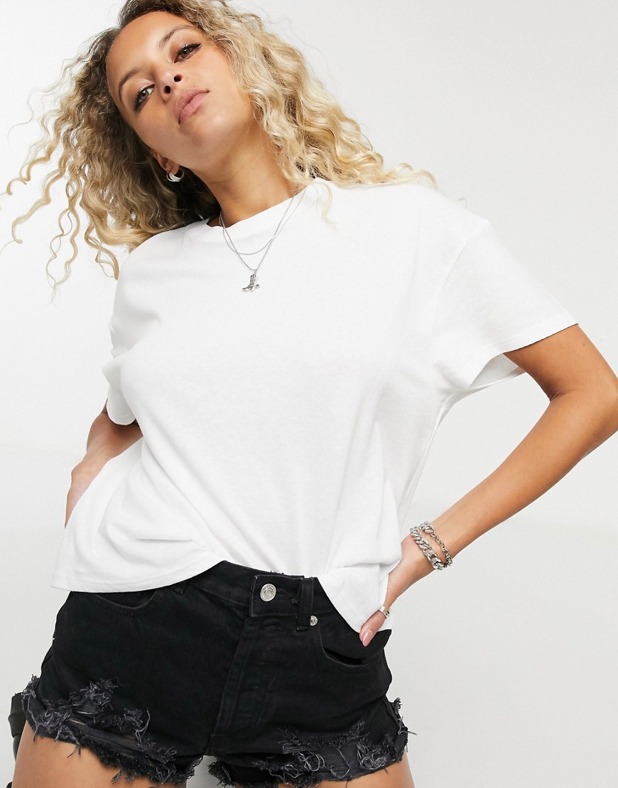 TOPSHOP WEEKEND T-SHIRT IN WHITE,09A26RWHT