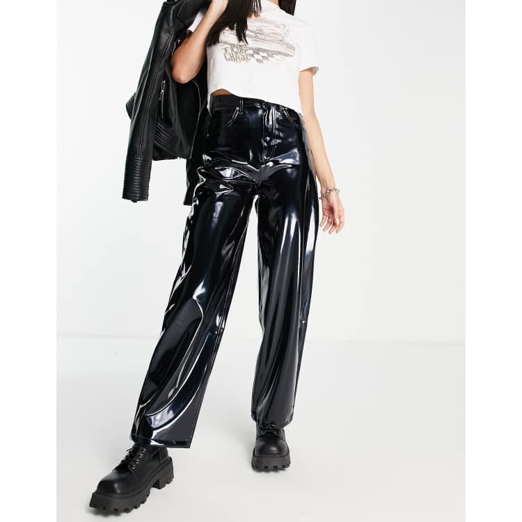 Latex deals pants topshop