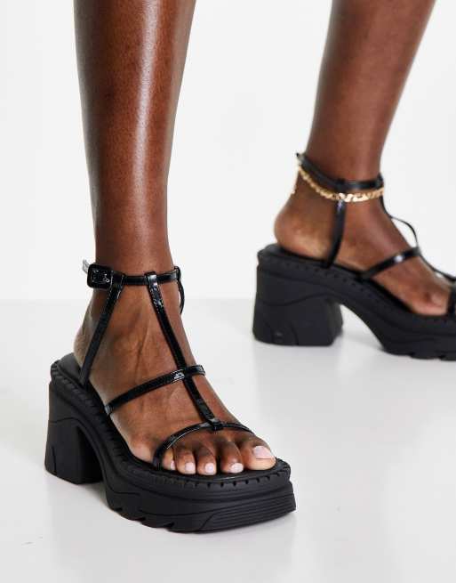 Topshop sales leather sandals