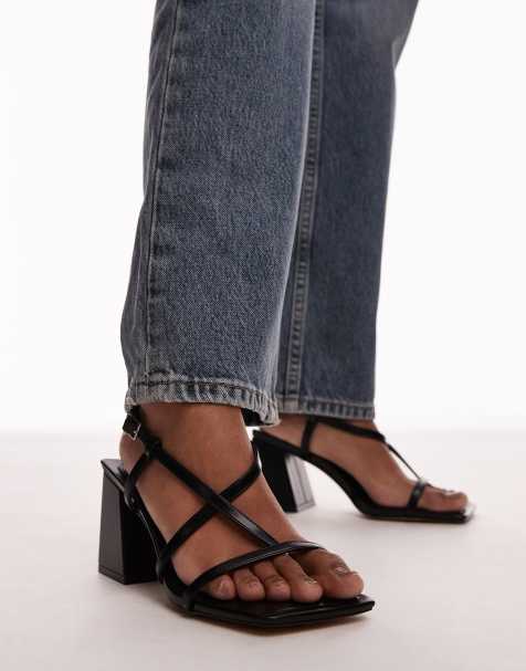 Pip Wide Fit Sandals in Black