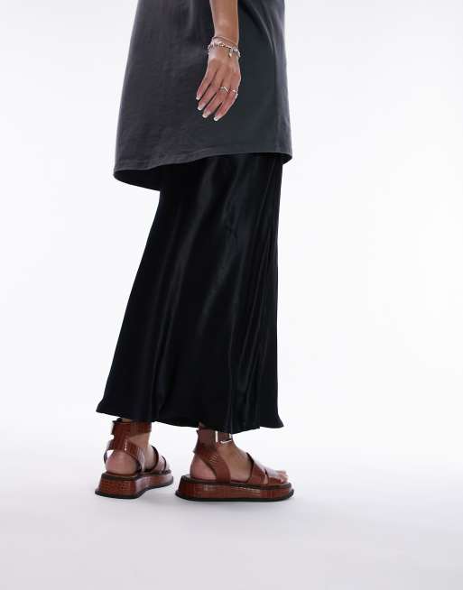 Deep Olive Satin Wide Leg Pant - Grace and Garment Boutique