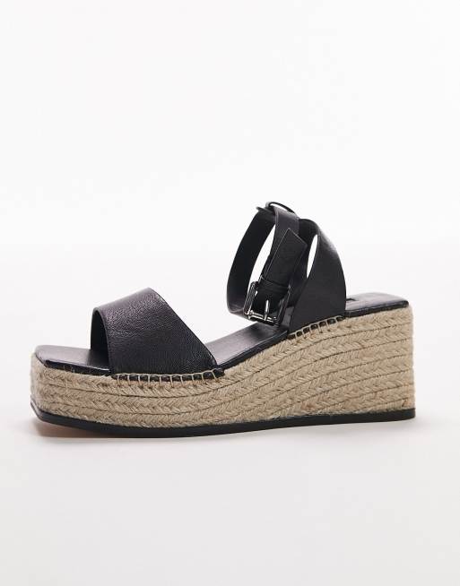 Jessie leather clearance platform sandal