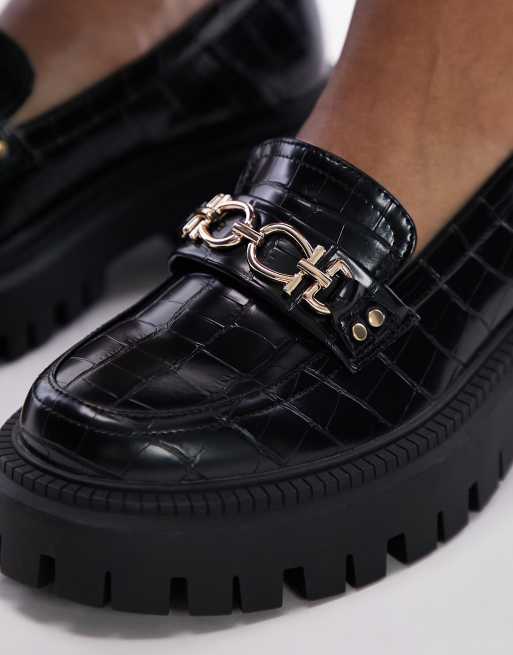 Topshop 2024 black loafers