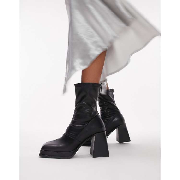 Topshop babe clearance block heel boots