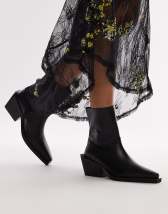 Ego Hypnosis over the knee legging boots in black ASOS