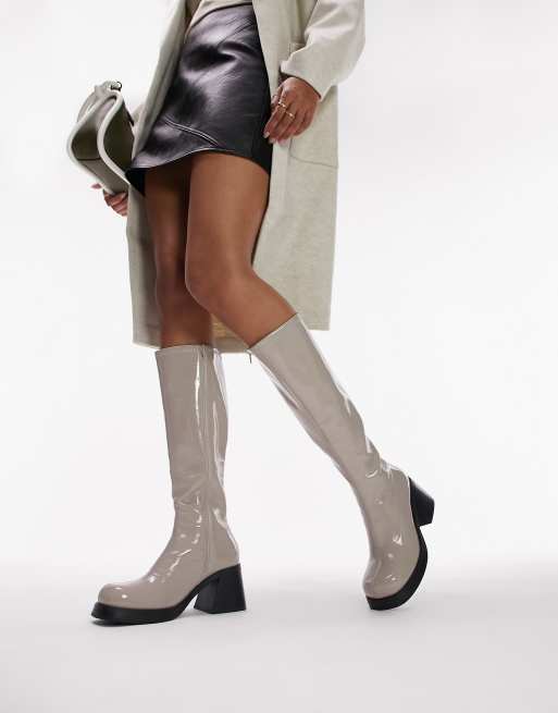 Off white outlet knee high boots