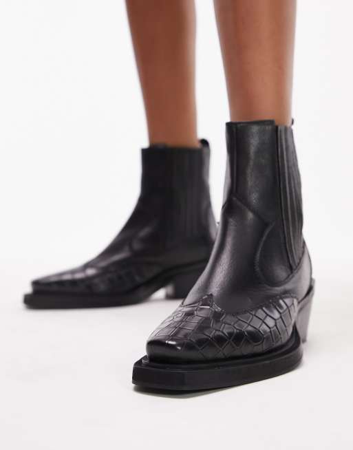 Topshop wide fit store boots