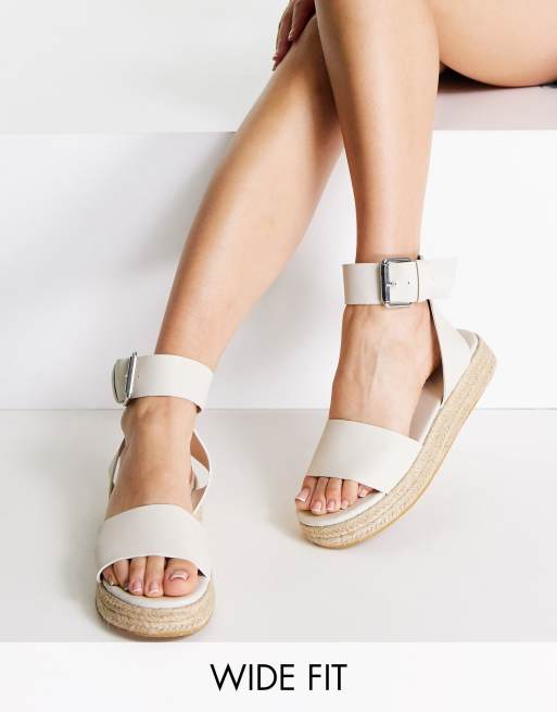 Topshop wide best sale fit sandals