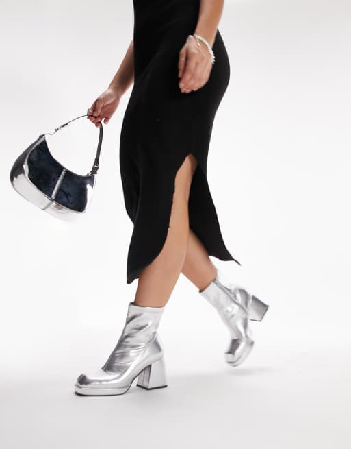 Satin ankle boots new arrivals