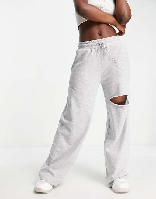 Ripped knee best sale joggers womens