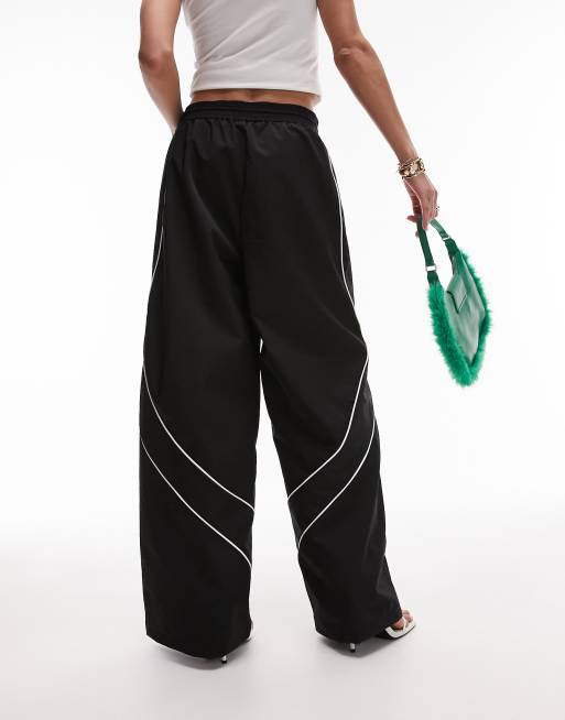 Track Pants with Piping