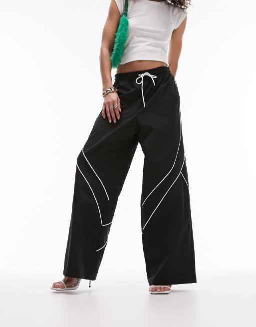 Wide leg tracksuit sales pants