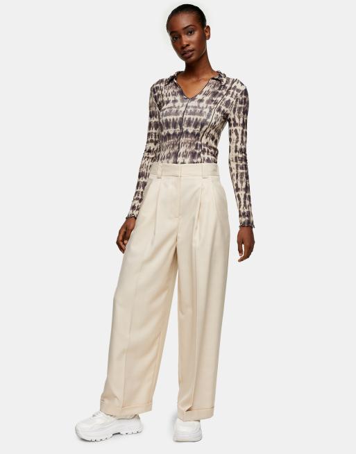 Topshop wide 2025 leg trousers