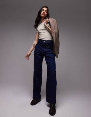 Topshop Wide Rib Tee
