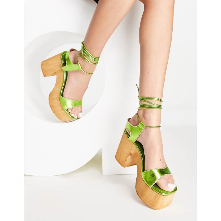 Ghillie block heel clearance sandals