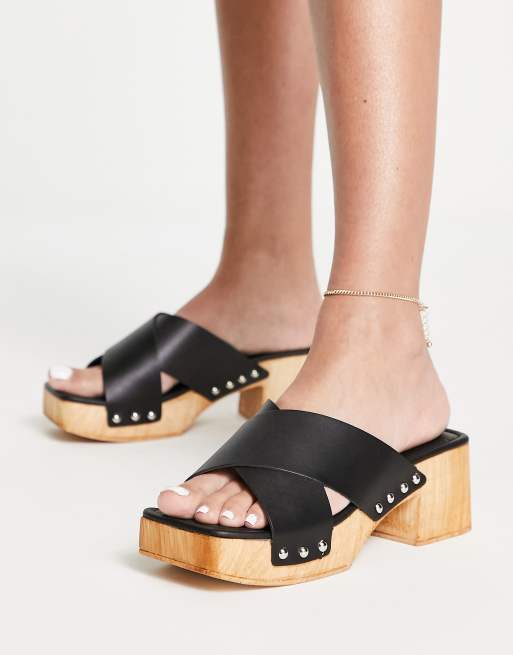 Topshop sales clog sandals