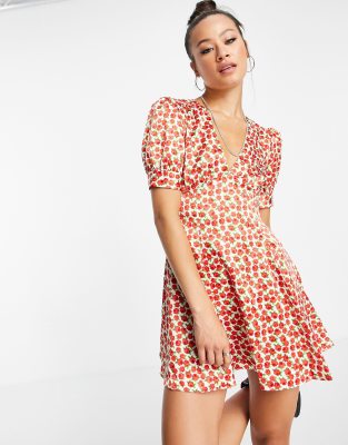 topshop rose dress