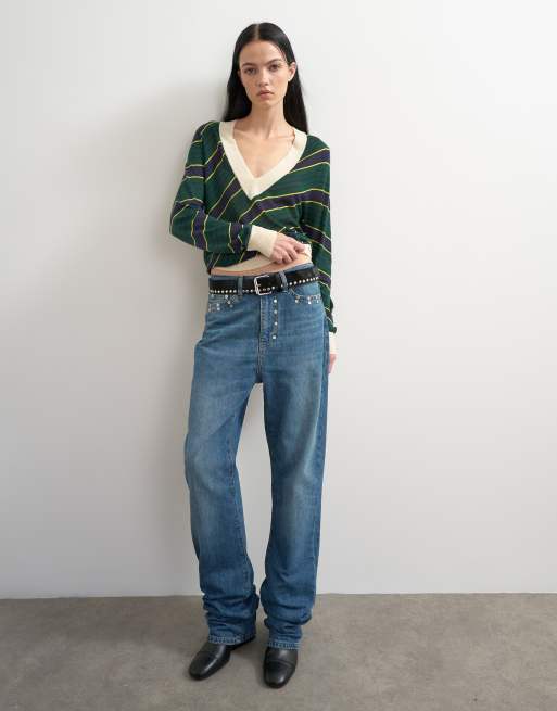 Topshop x Talia Byre Premium-Budapester aus Echtleder in Schwarz, 3 von 6