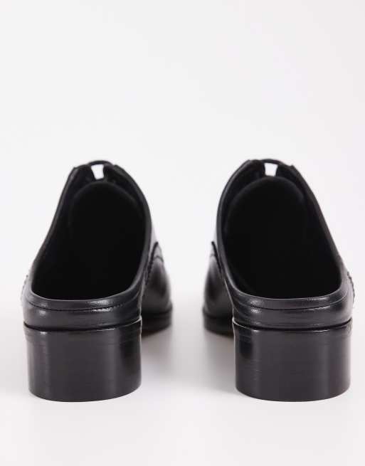 Topshop x Talia Byre Premium-Budapester aus Echtleder in Schwarz, 6 von 6
