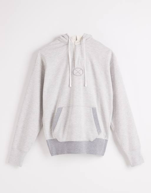 Topshop x Talia Byre premium kraftig huvtröja i grått, 5 av 6