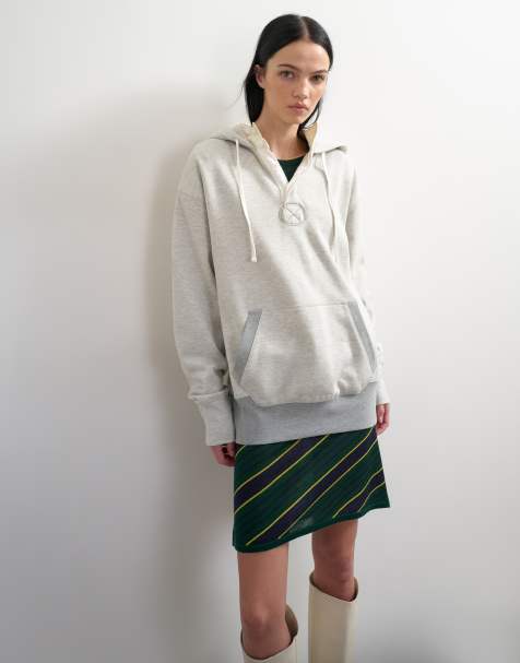 Topshop x Talia Byre premium zware hoodie in grijs - view 1