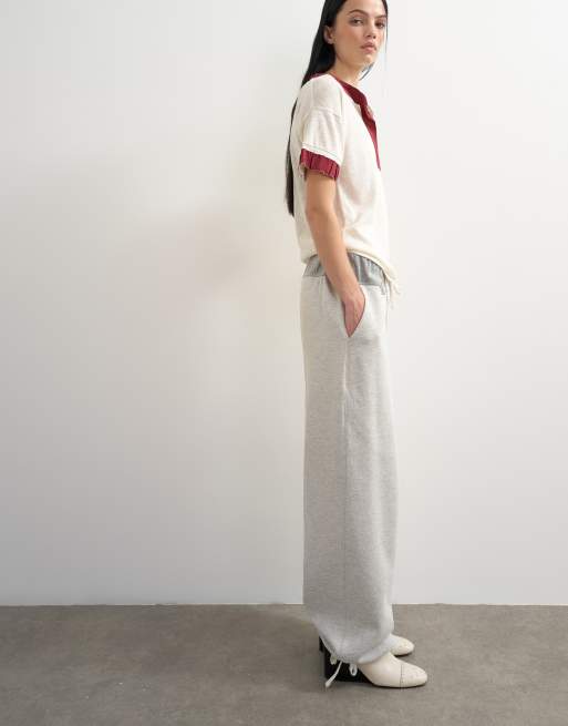 Topshop x Talia Byre pull cord hem joggers in grey, 4 of 7