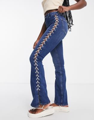 Kylee lace hot sale up jeans