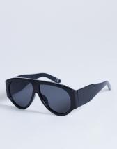 Topshop Zante aviator sunglasses in black