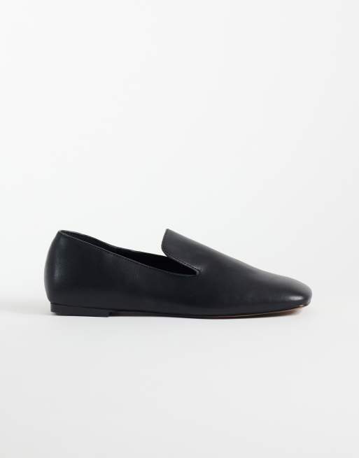 Topshop - Zapato plano tipo slip-on Denise en negro