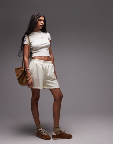 Topshop – Zestaw w kolorze ecru z haftowanym napisem Limonata - view 1