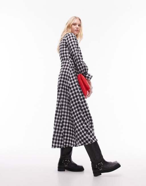 Topshop 2025 houndstooth dress