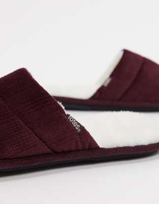 totes fur lined clog slippers