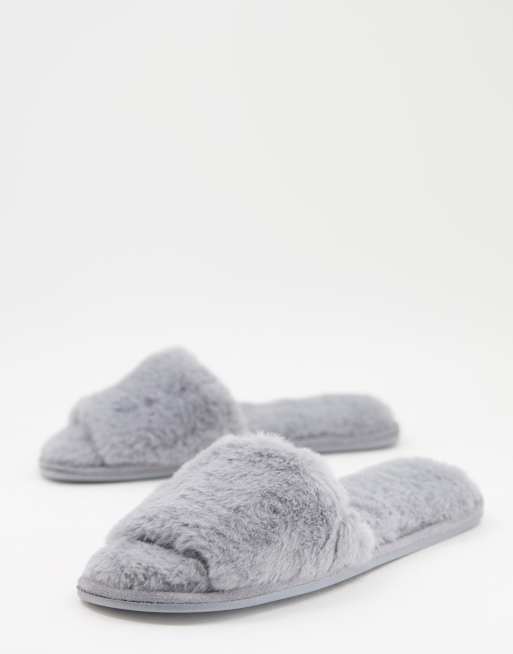 Totes open toe online slippers