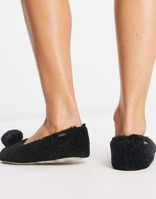 Boden slippers hot sale pom pom