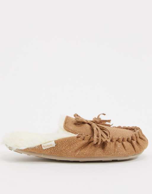 Totes moccasin store slippers womens