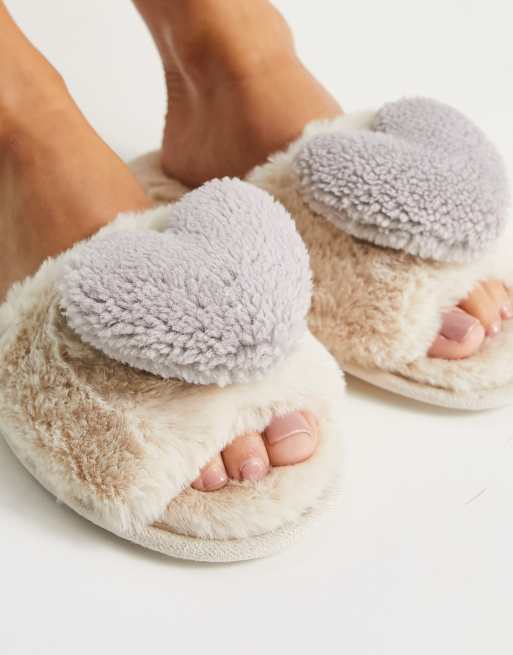 Totes open 2024 toe slippers