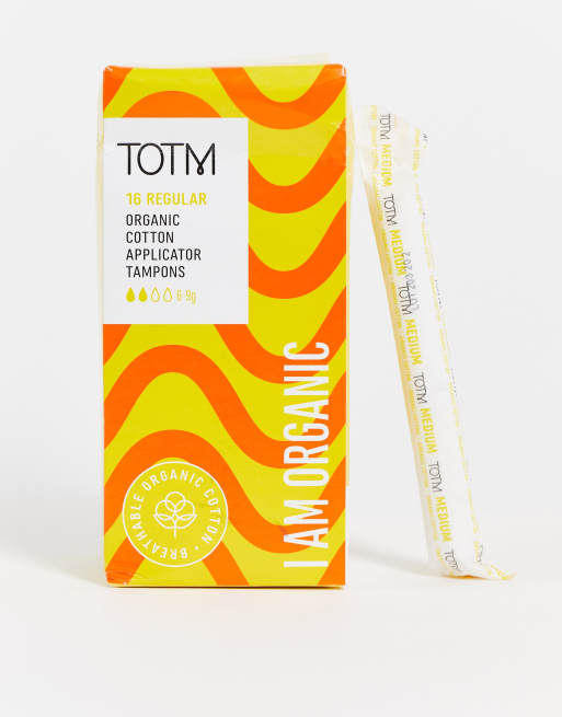 TOTM Cotton Applicator Tampons Regular 16 Pack NOC ASOS