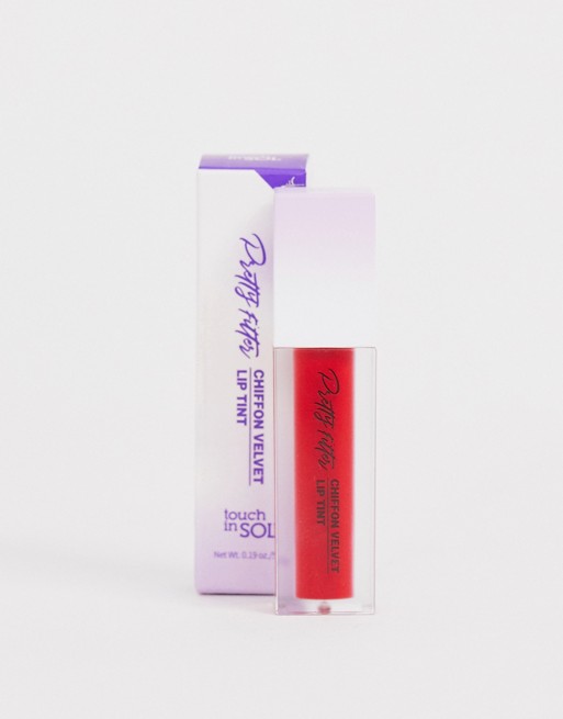 Touch In Sol Pretty Filter Chiffon Velvet Lip Tint - Red Berry