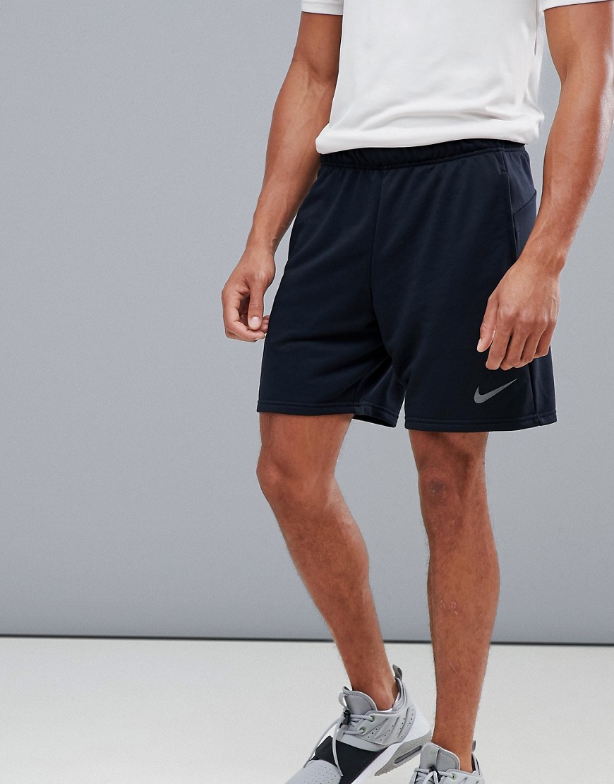 Tør hybrid fleece shorts i sort AO1416-010 fra Nike Training