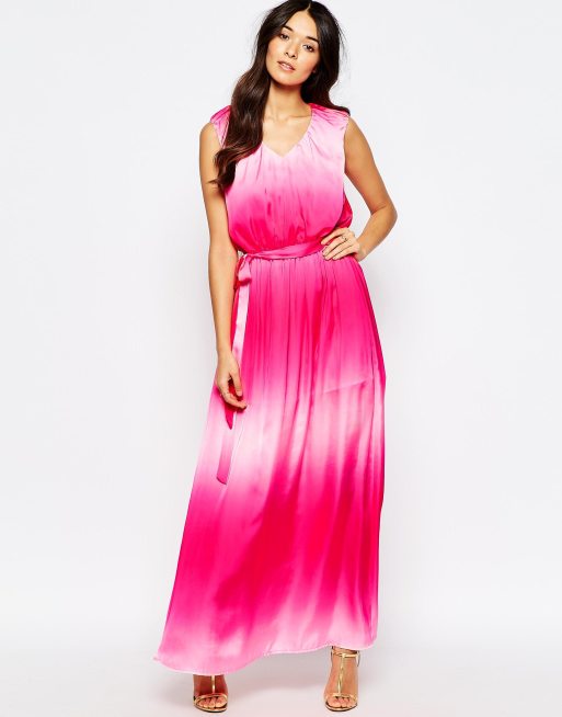 Pink maxi dress clearance canada