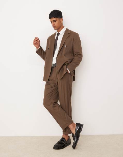 Traje marrón de corte estándar de Mango - view 1