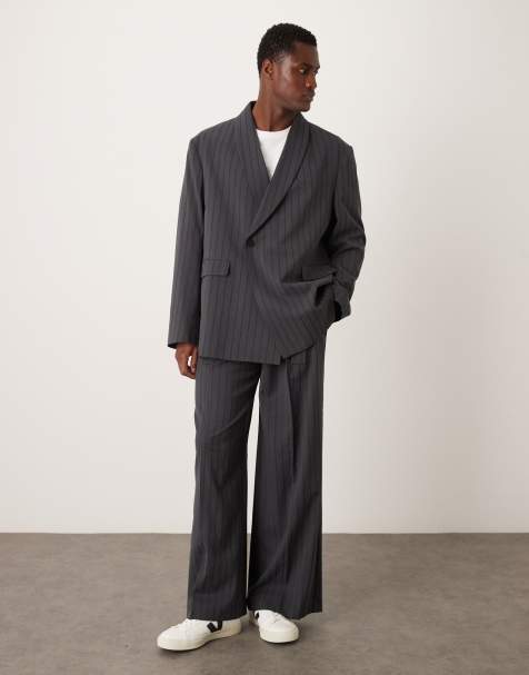 Traje negro extragrande de ASOS DESIGN - view 1